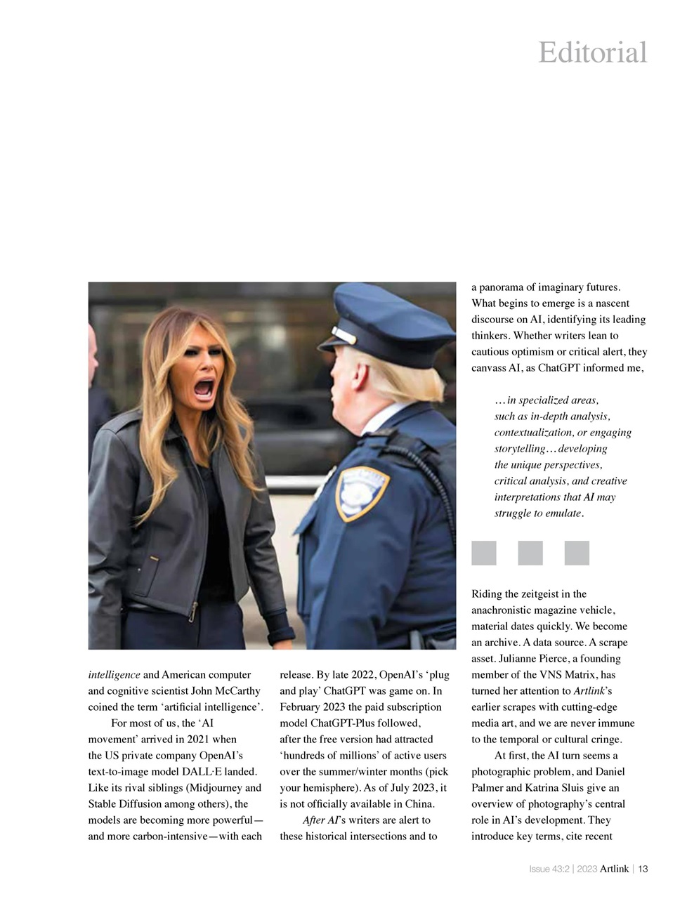 Artlink Magazine Preview Pages