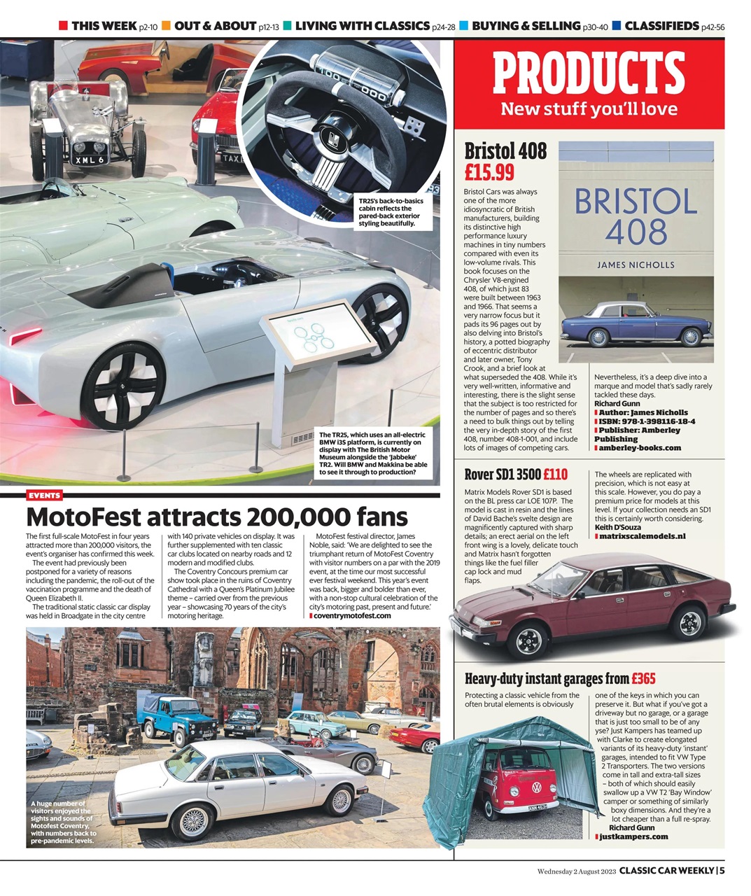 Classic Car Weekly Preview Pages