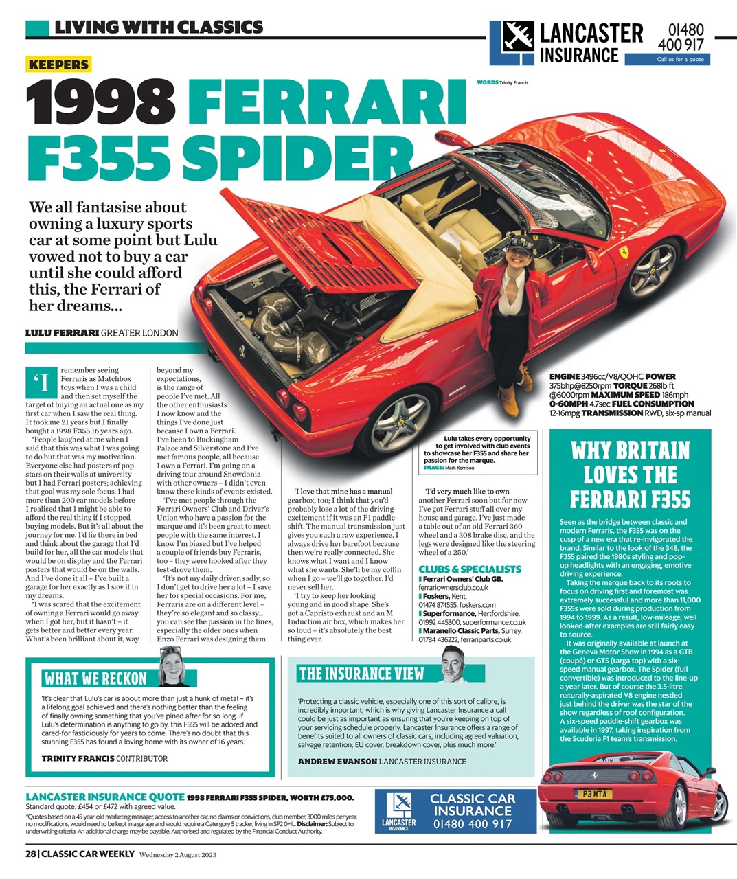 Classic Car Weekly Preview Pages