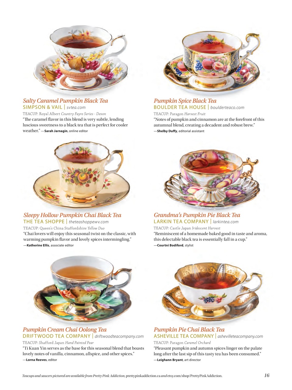 TeaTime Preview Pages