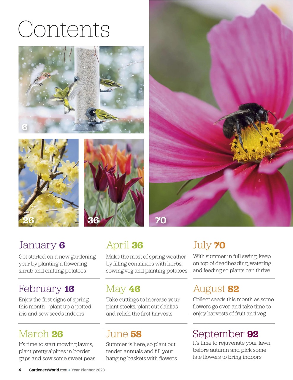 BBC Gardeners’ World Magazine Preview Pages