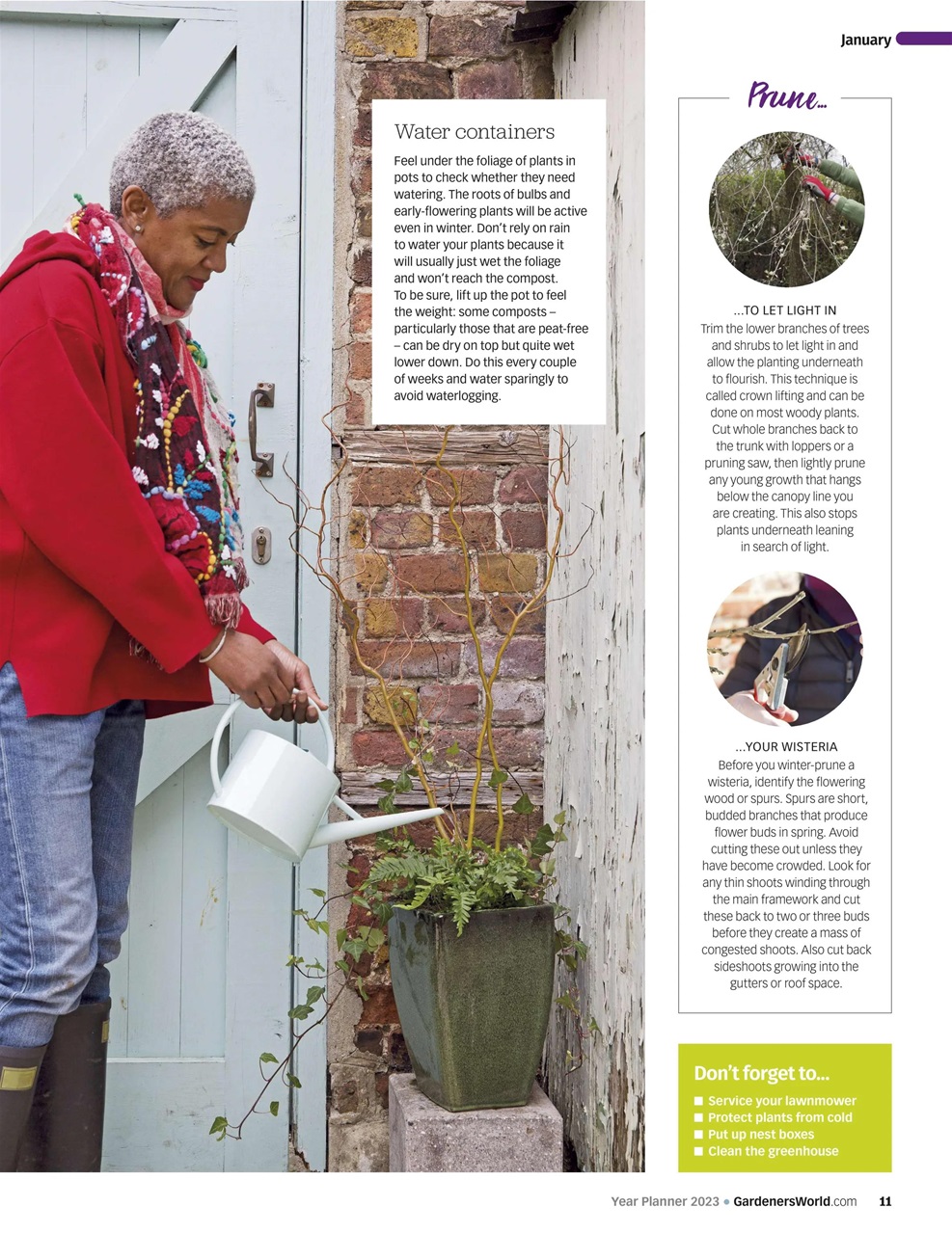 BBC Gardeners’ World Magazine Preview Pages