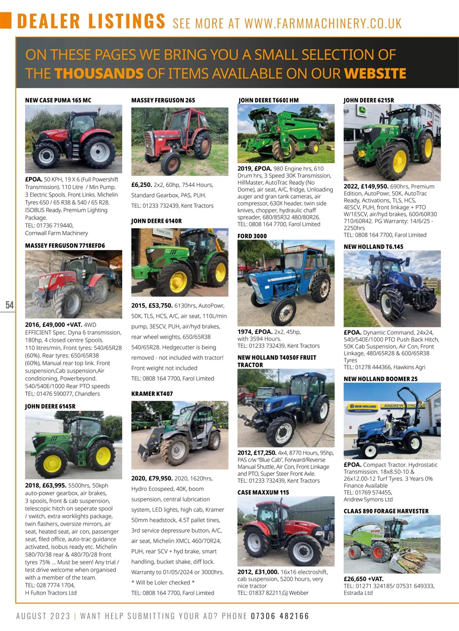Farm Machinery Preview Pages