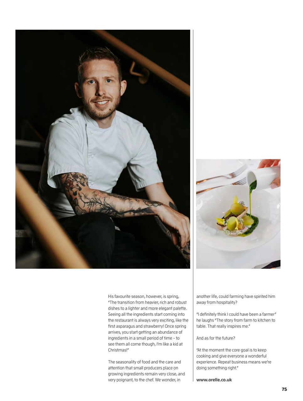 Chef & Restaurant Magazine Preview Pages