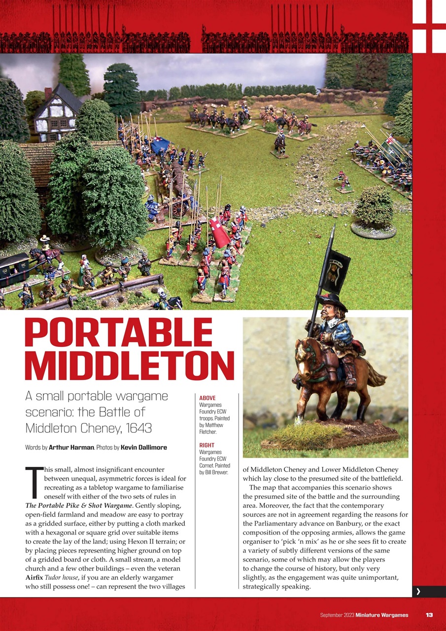 Miniature Wargames Preview Pages