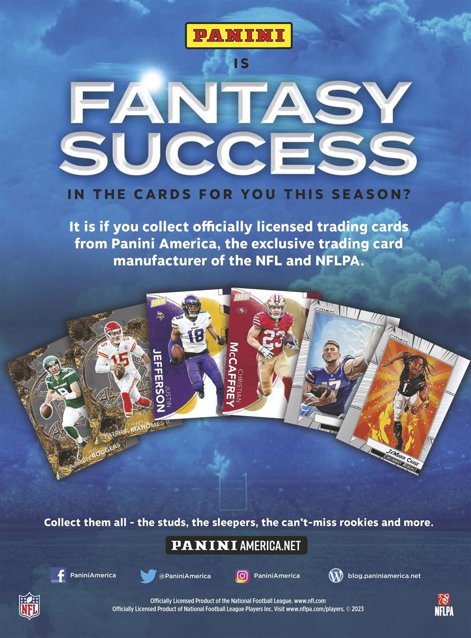 Beckett Football Magazine Preview Pages