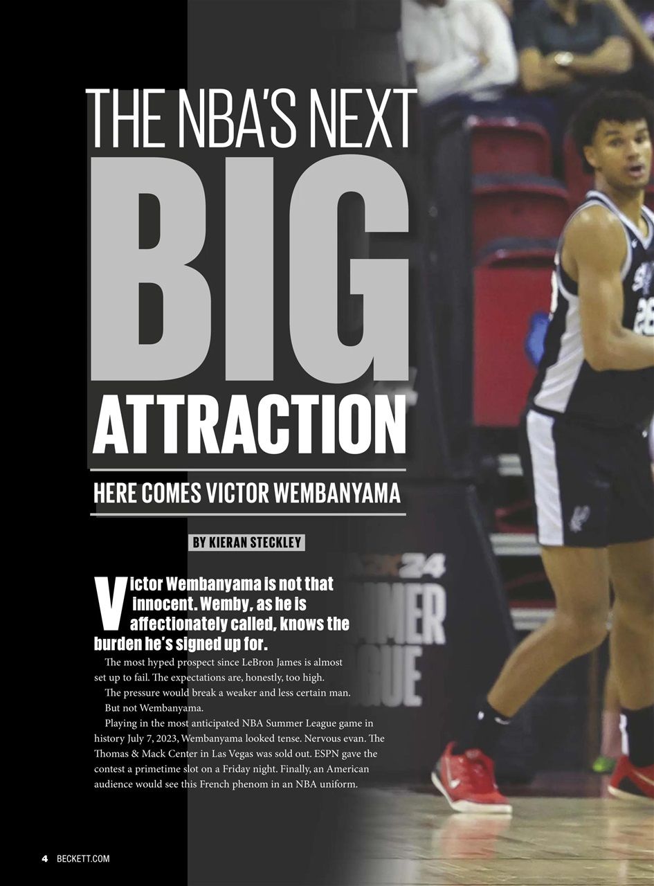 Beckett Basketball Magazine Preview Pages