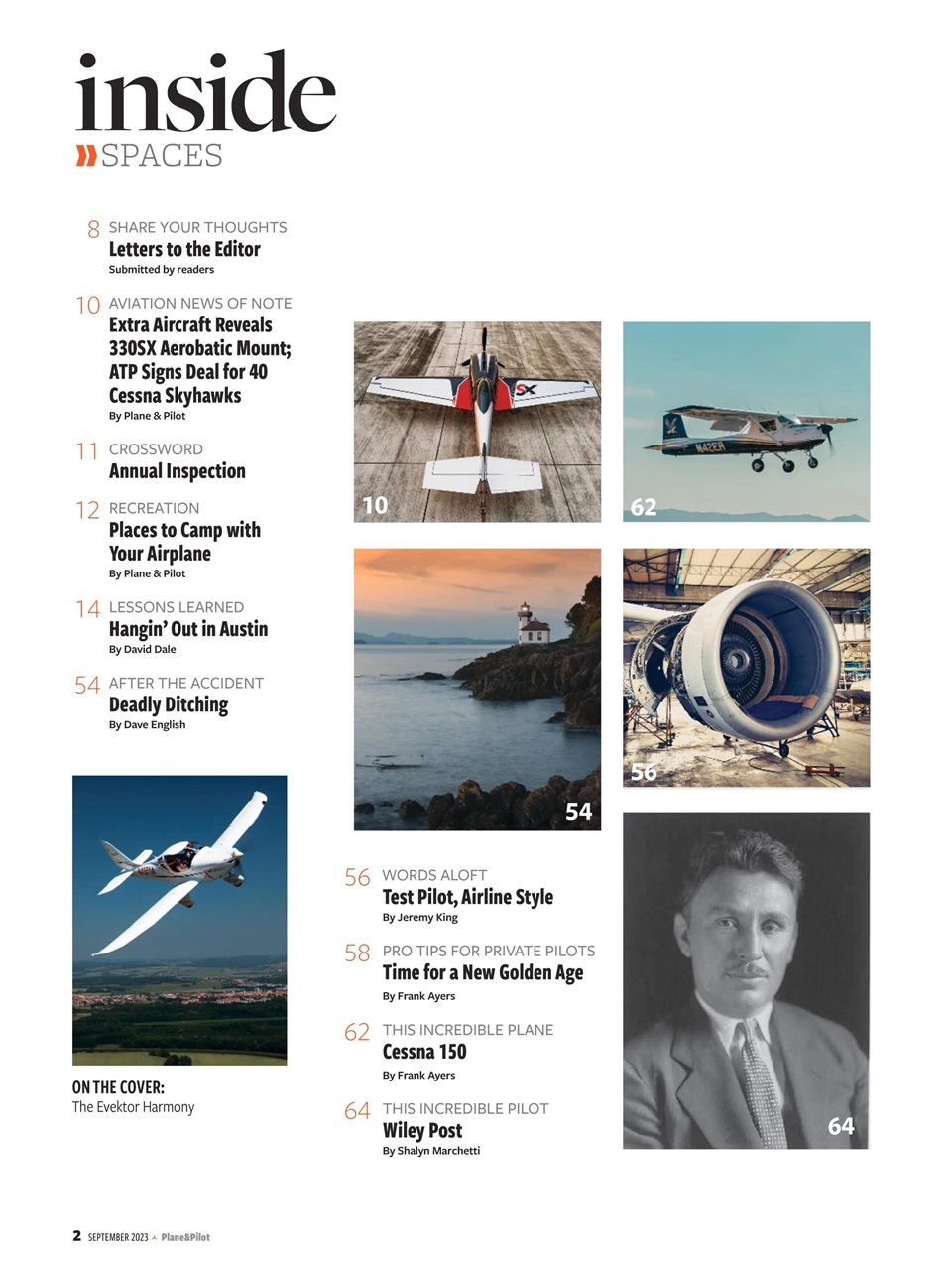 Plane & Pilot Preview Pages