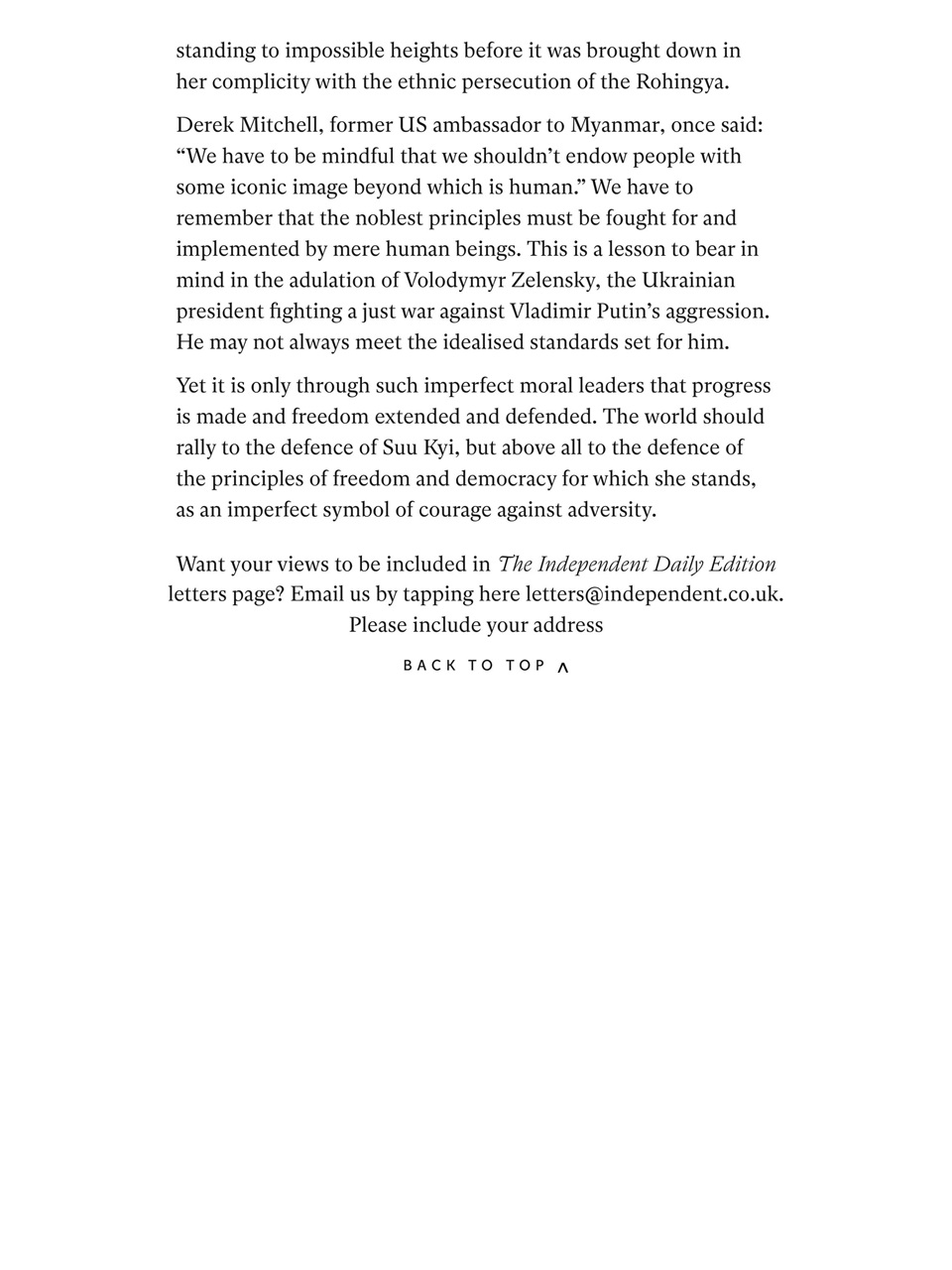 The Independent Daily Edition Newspaper Preview Pages