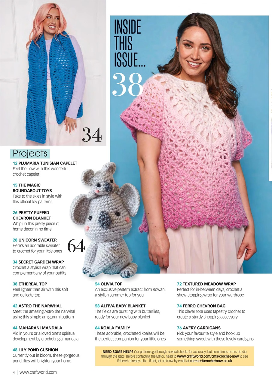 Crochet Now Magazine Preview Pages
