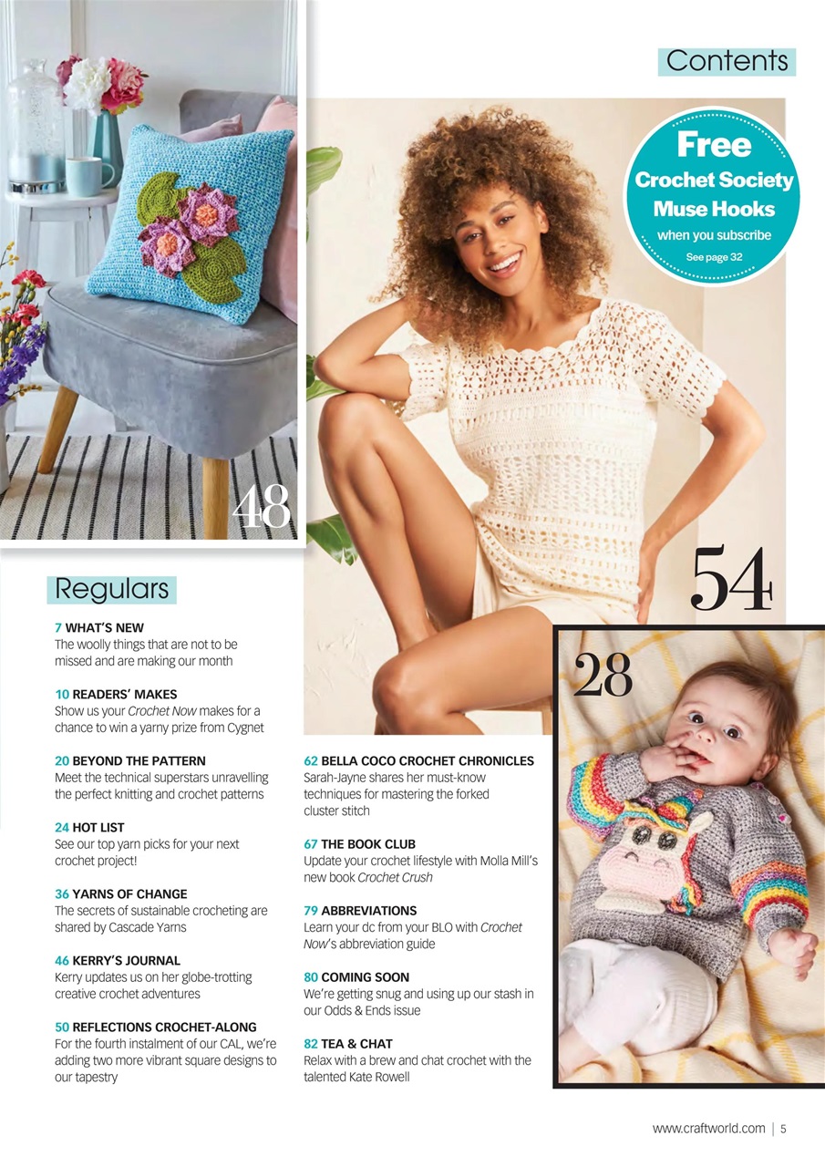 Crochet Now Magazine Preview Pages