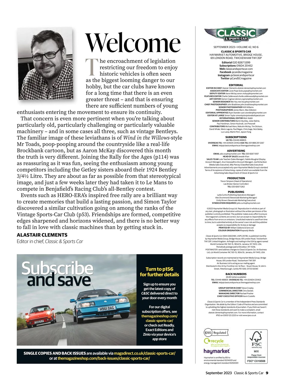 Classic & Sports Car Preview Pages