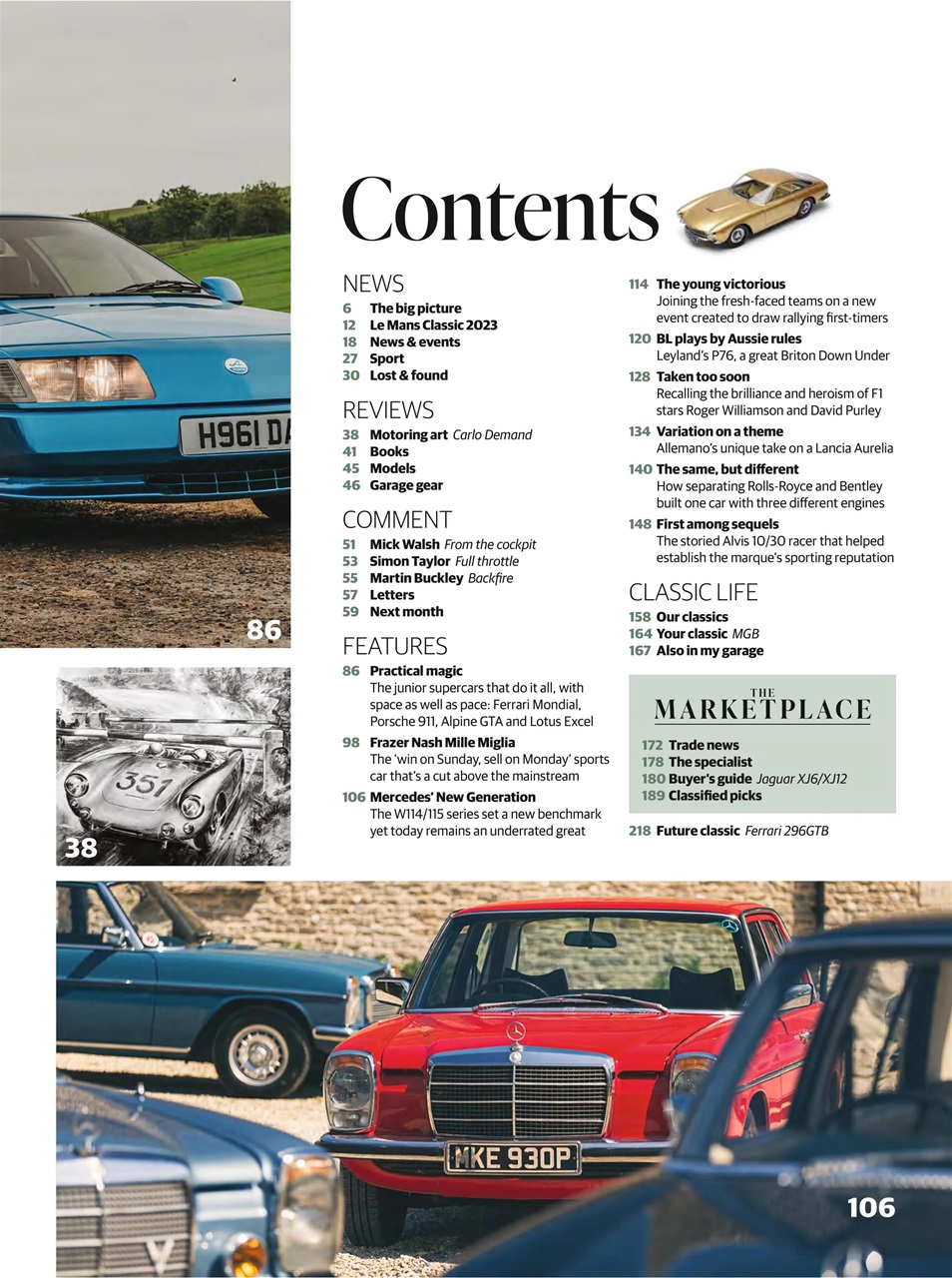Classic & Sports Car Preview Pages