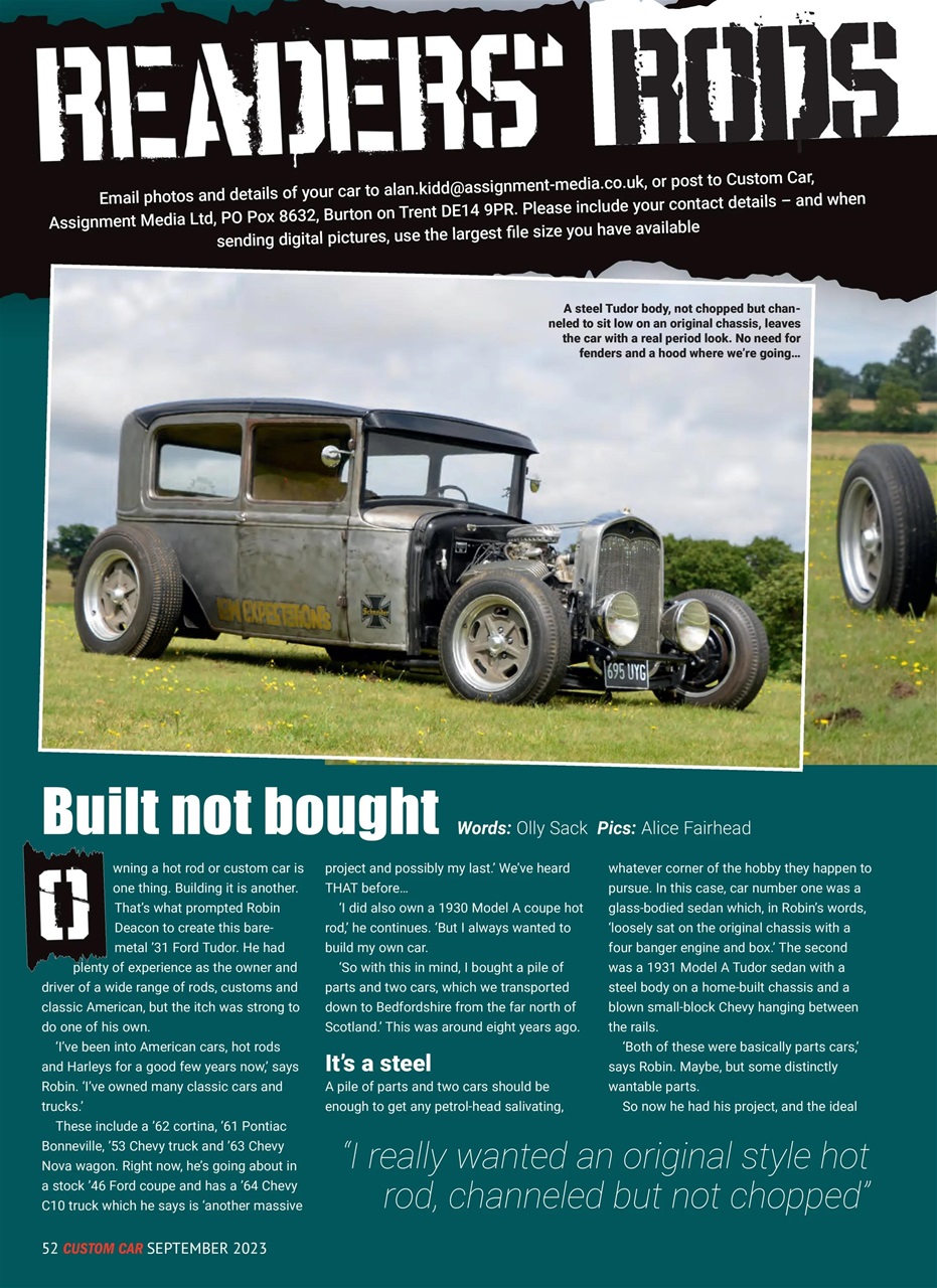 Custom Car Preview Pages