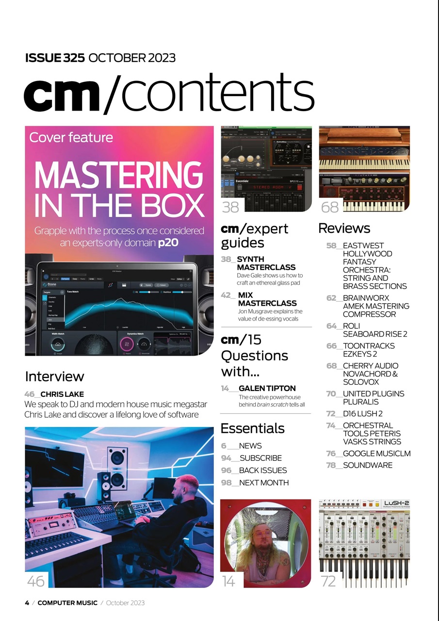 Computer Music Preview Pages