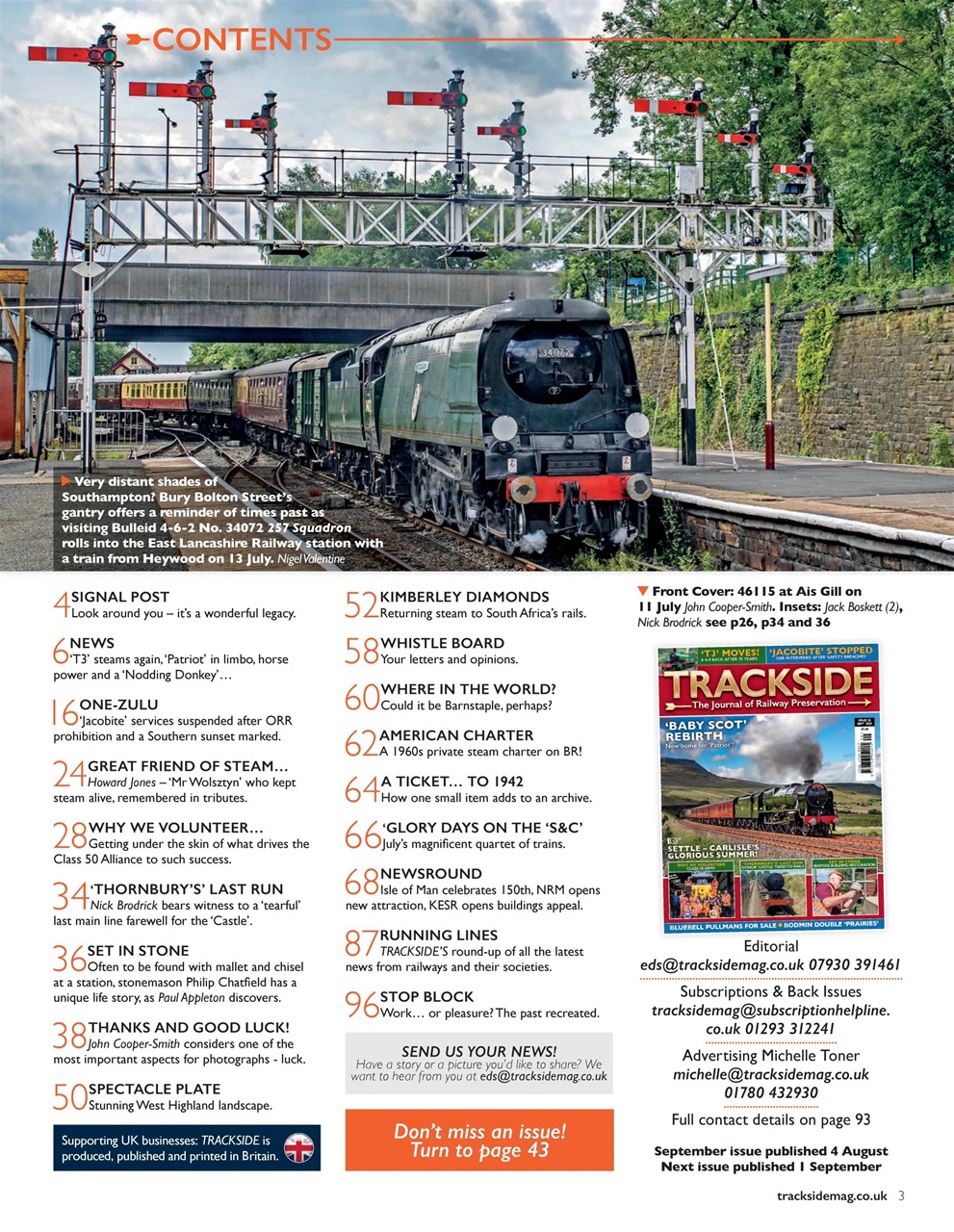 Trackside Preview Pages