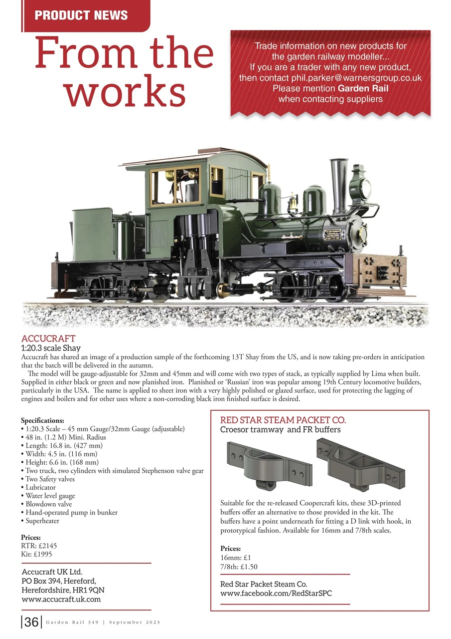 Garden Rail Preview Pages