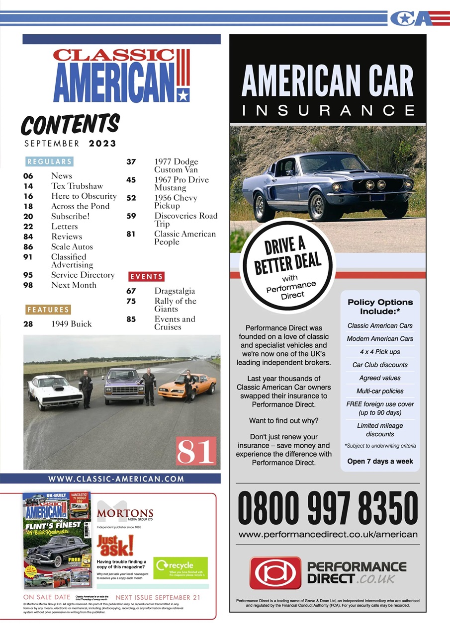 Classic American Magazine Preview Pages