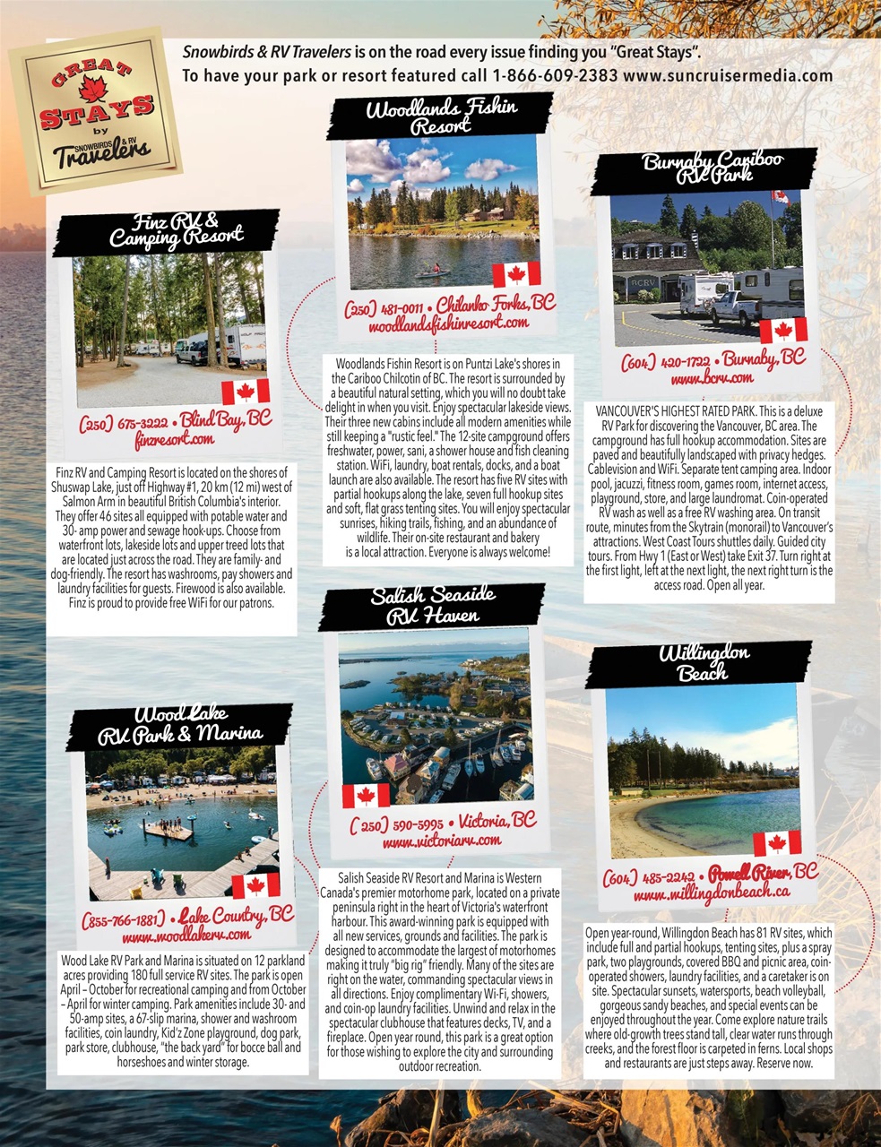 Snowbirds & RV Travelers Preview Pages