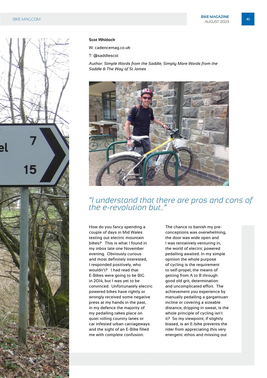 BIKE Magazine Preview Pages