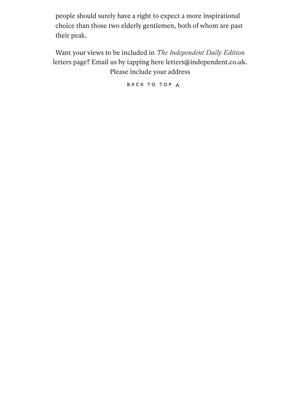 The Independent Daily Edition Newspaper Preview Pages