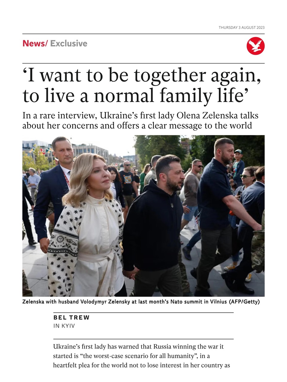 The Independent Daily Edition Newspaper Preview Pages