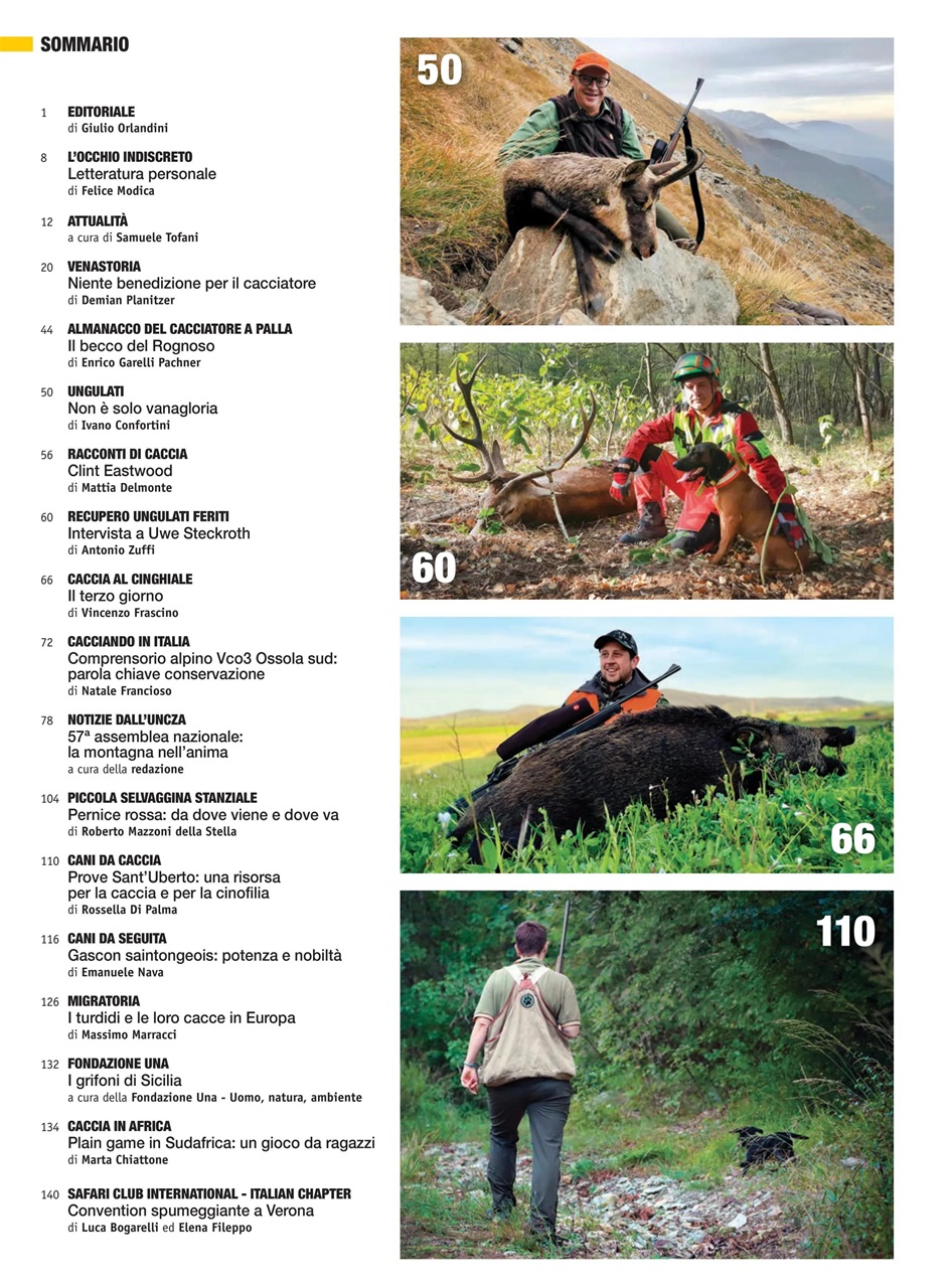 Caccia Magazine Preview Pages