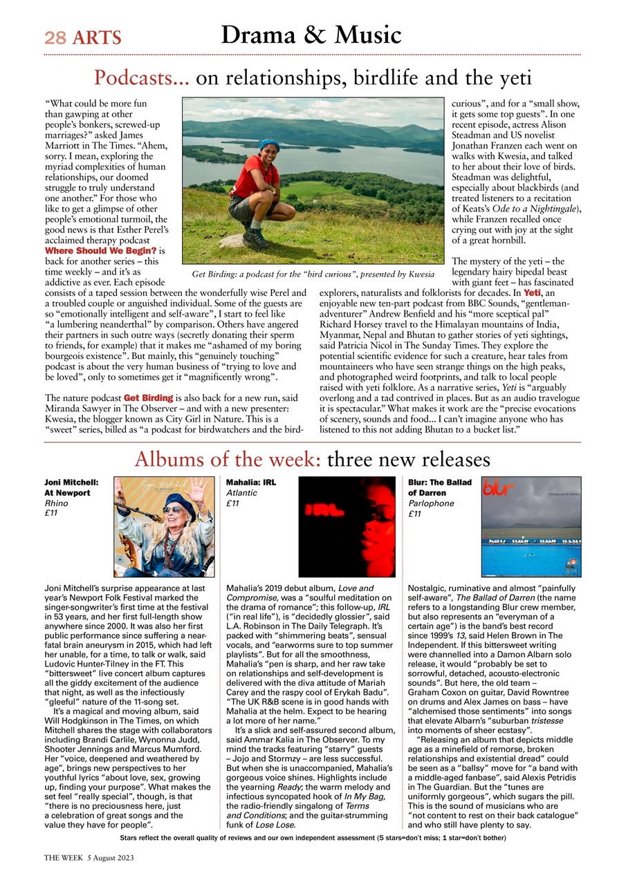 The Week Preview Pages