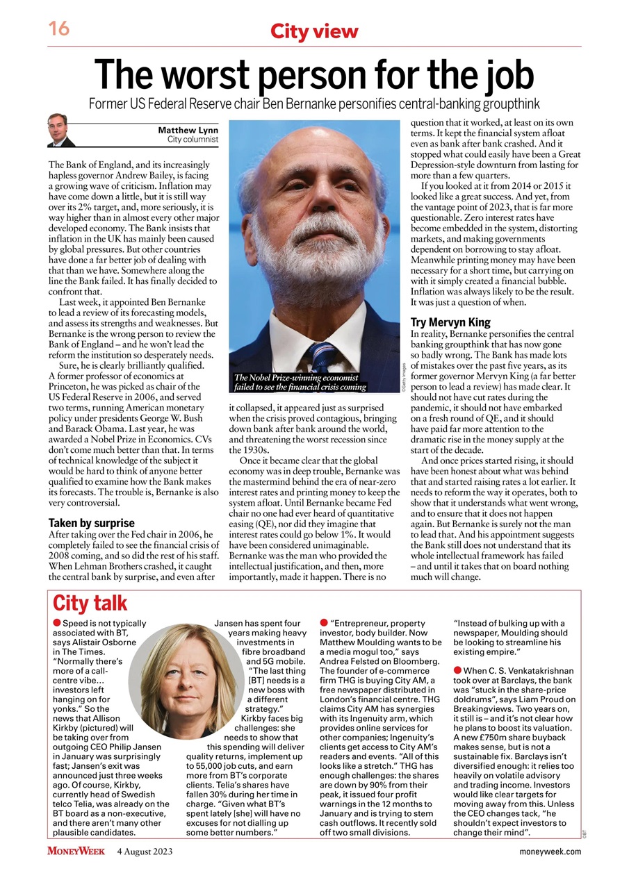 MoneyWeek Preview Pages