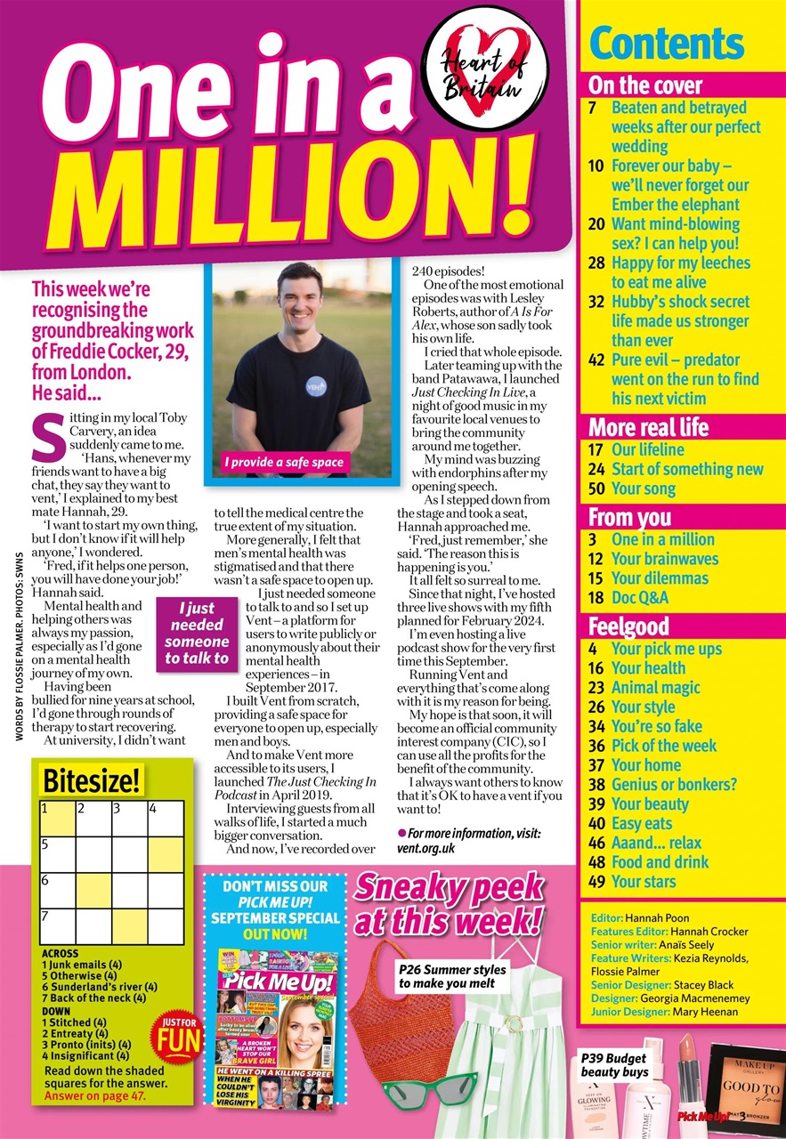 Pick Me Up Preview Pages