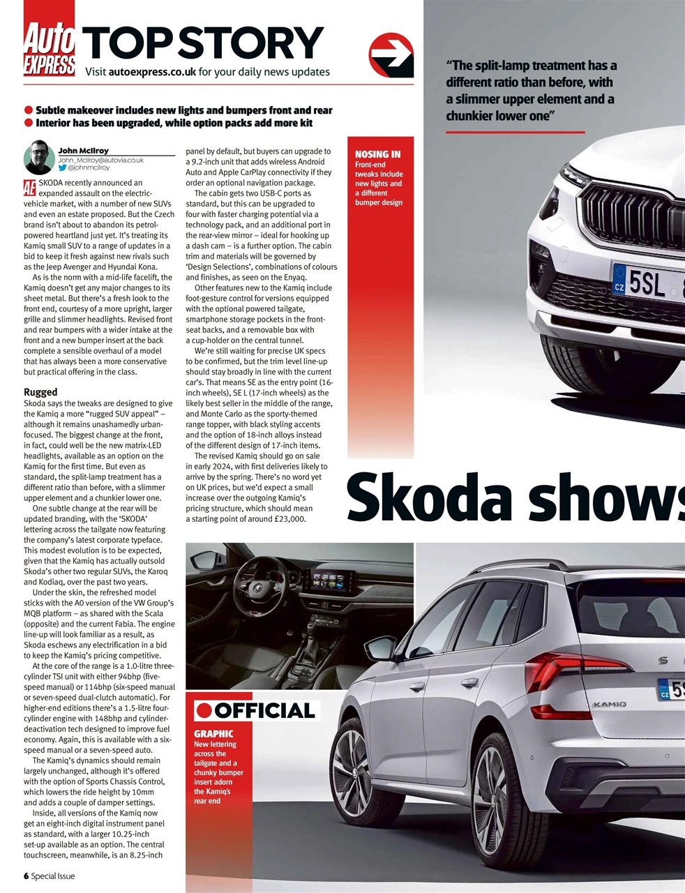 Auto Express Preview Pages