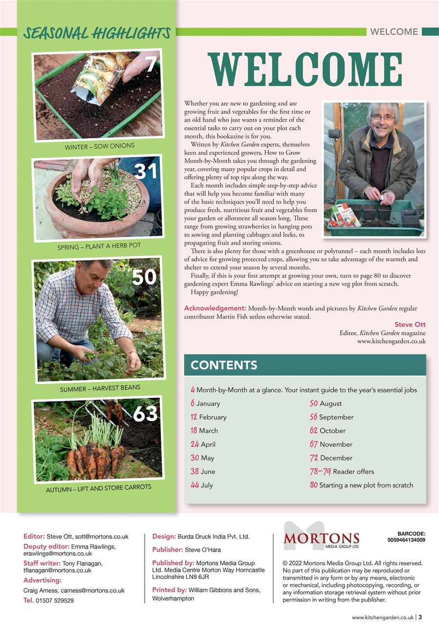 Mortons Books - How to Grow..Month by Month Back Issue