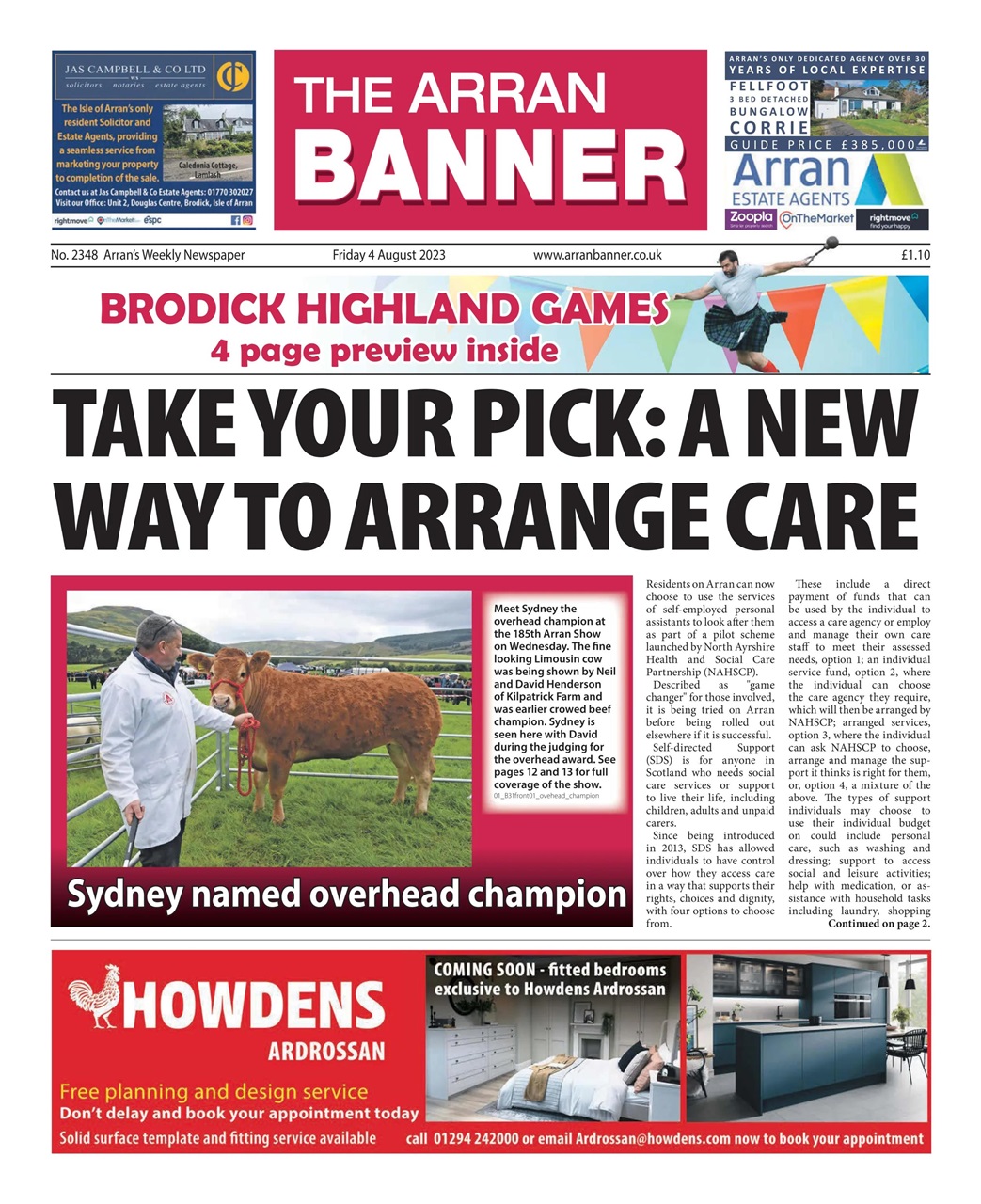 Arran Banner Preview Pages