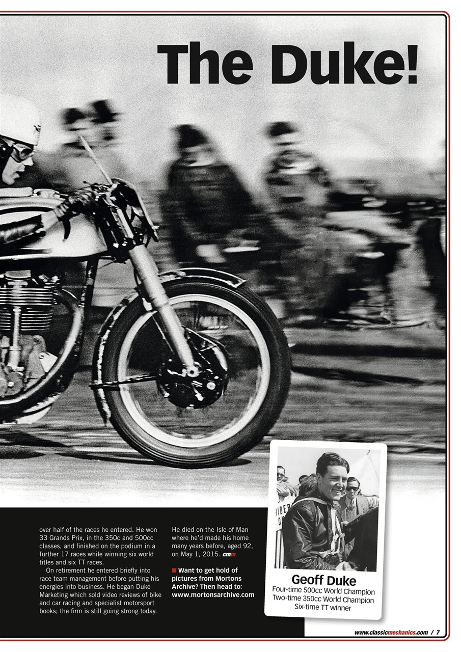 Classic Motorcycle Mechanics Preview Pages