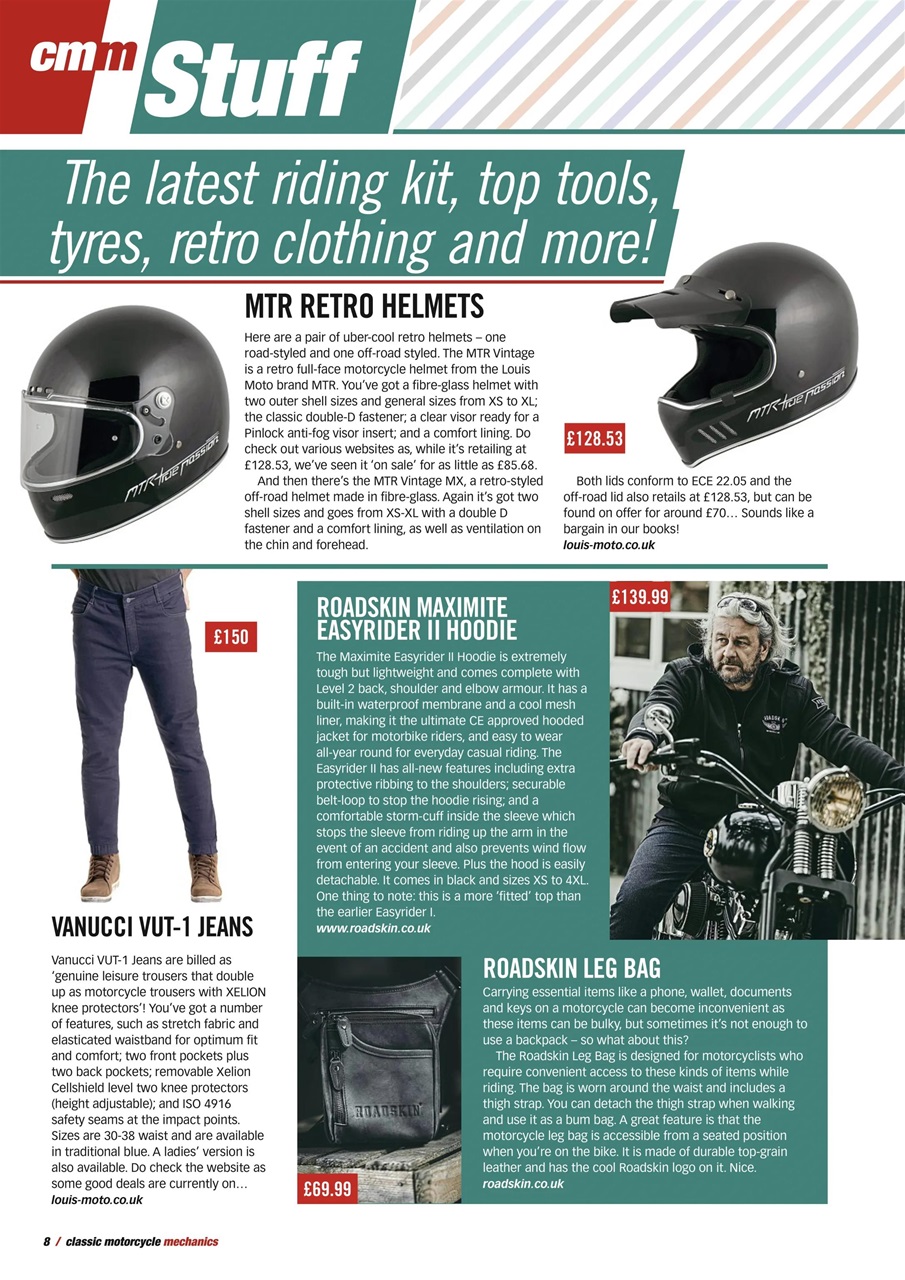 Classic Motorcycle Mechanics Preview Pages