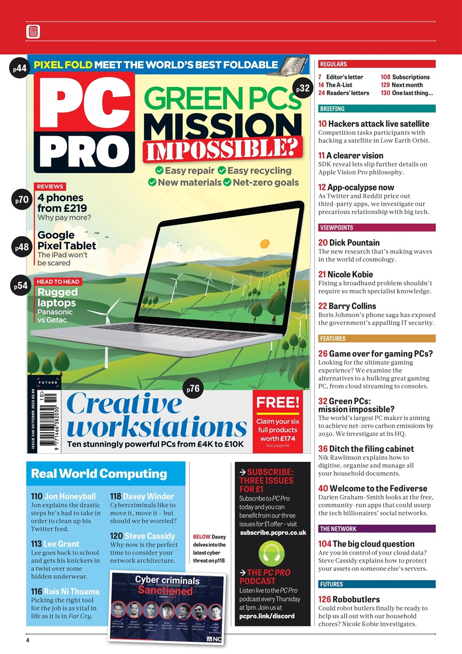 PC Pro Preview Pages