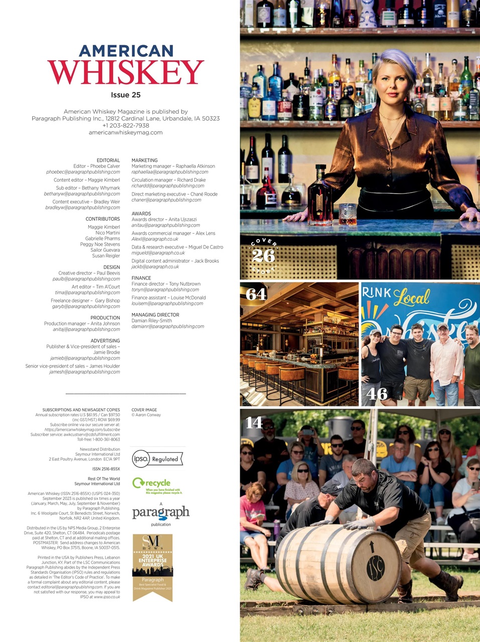 American Whiskey Magazine Preview Pages