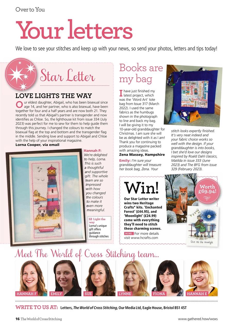 The World of Cross Stitching Preview Pages