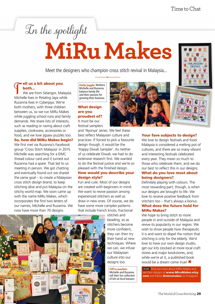 The World of Cross Stitching Preview Pages