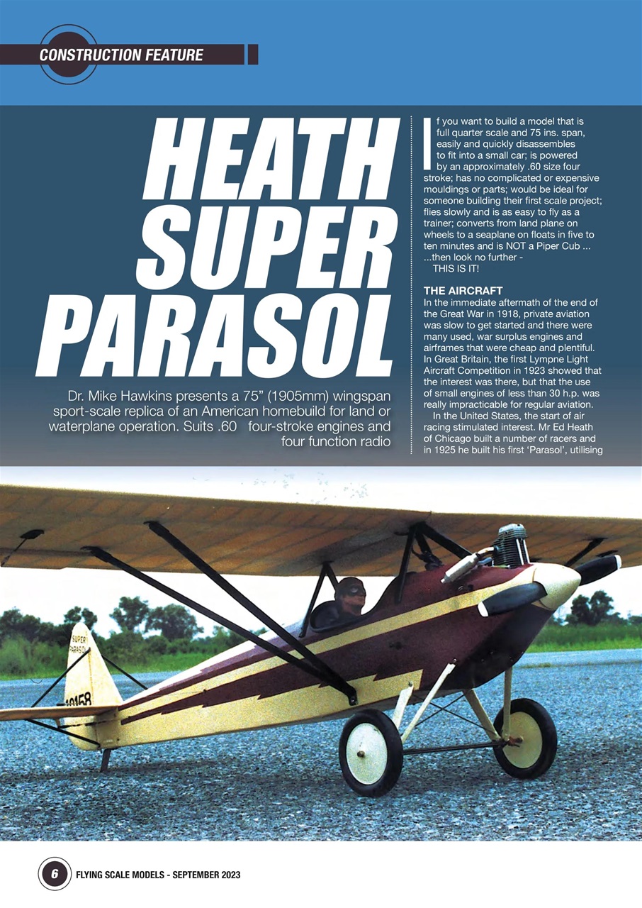 Radio Control Model Flyer Preview Pages