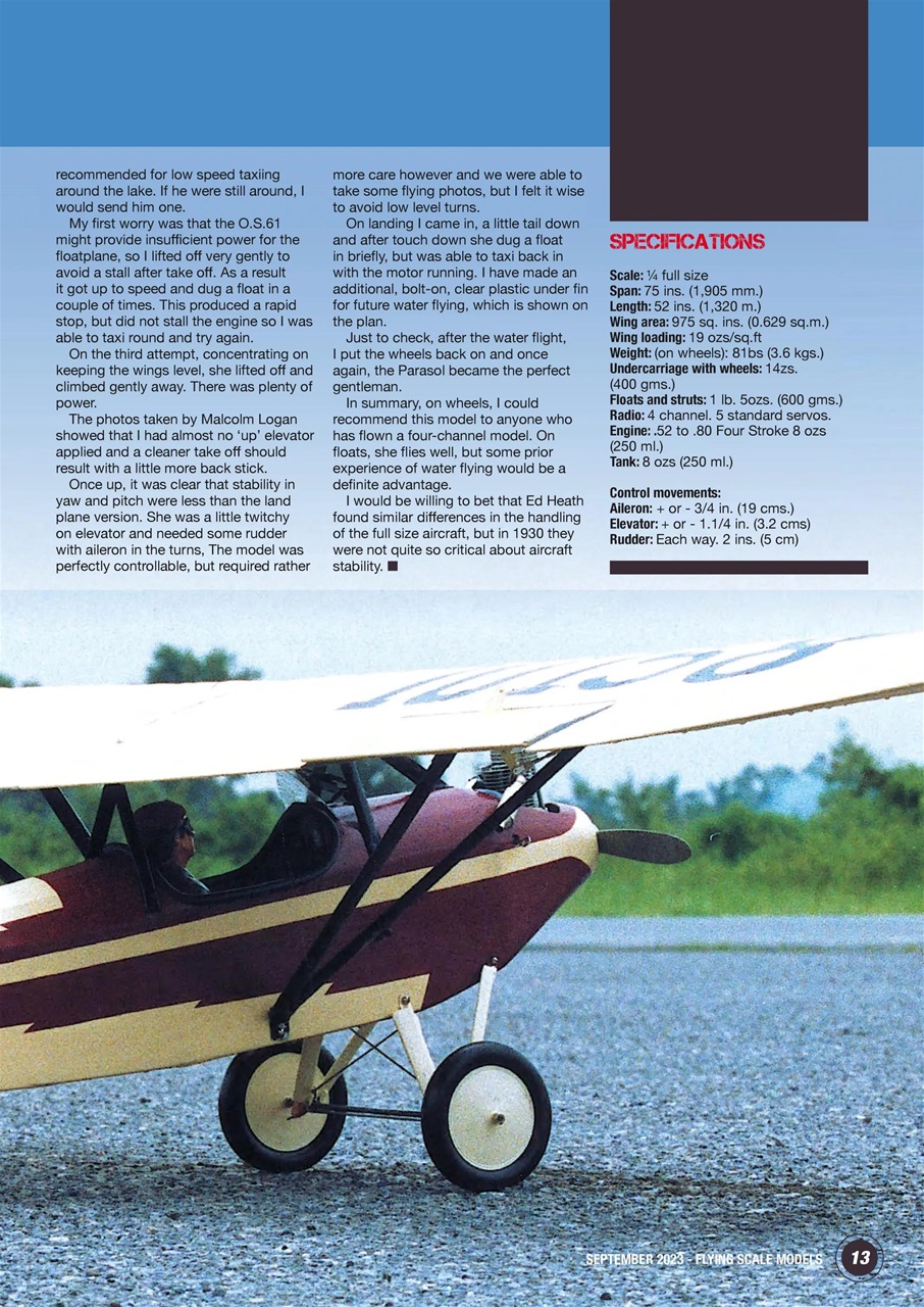 Flying Scale Models Preview Pages