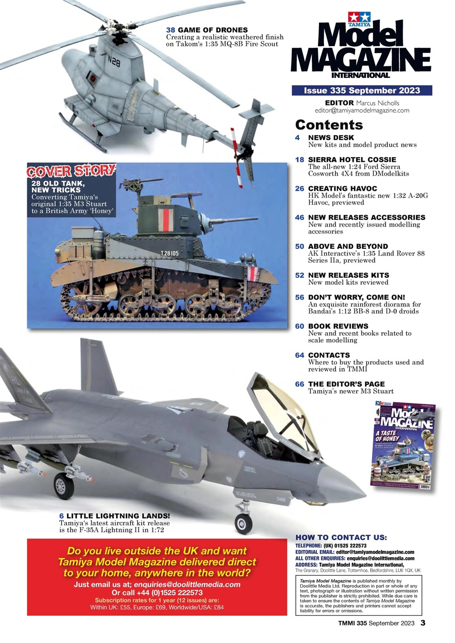 Tamiya Model Magazine Preview Pages