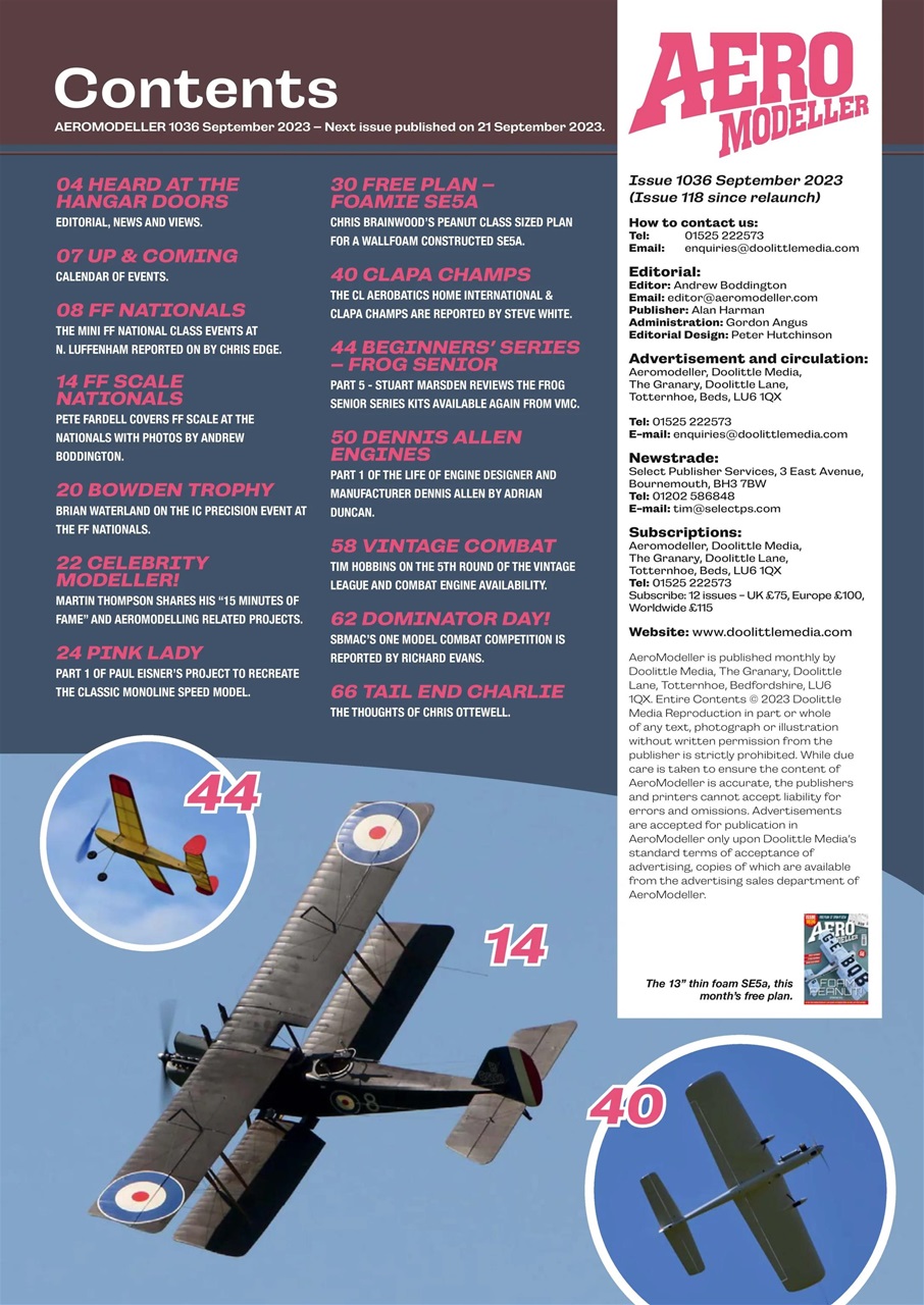 AeroModeller Preview Pages