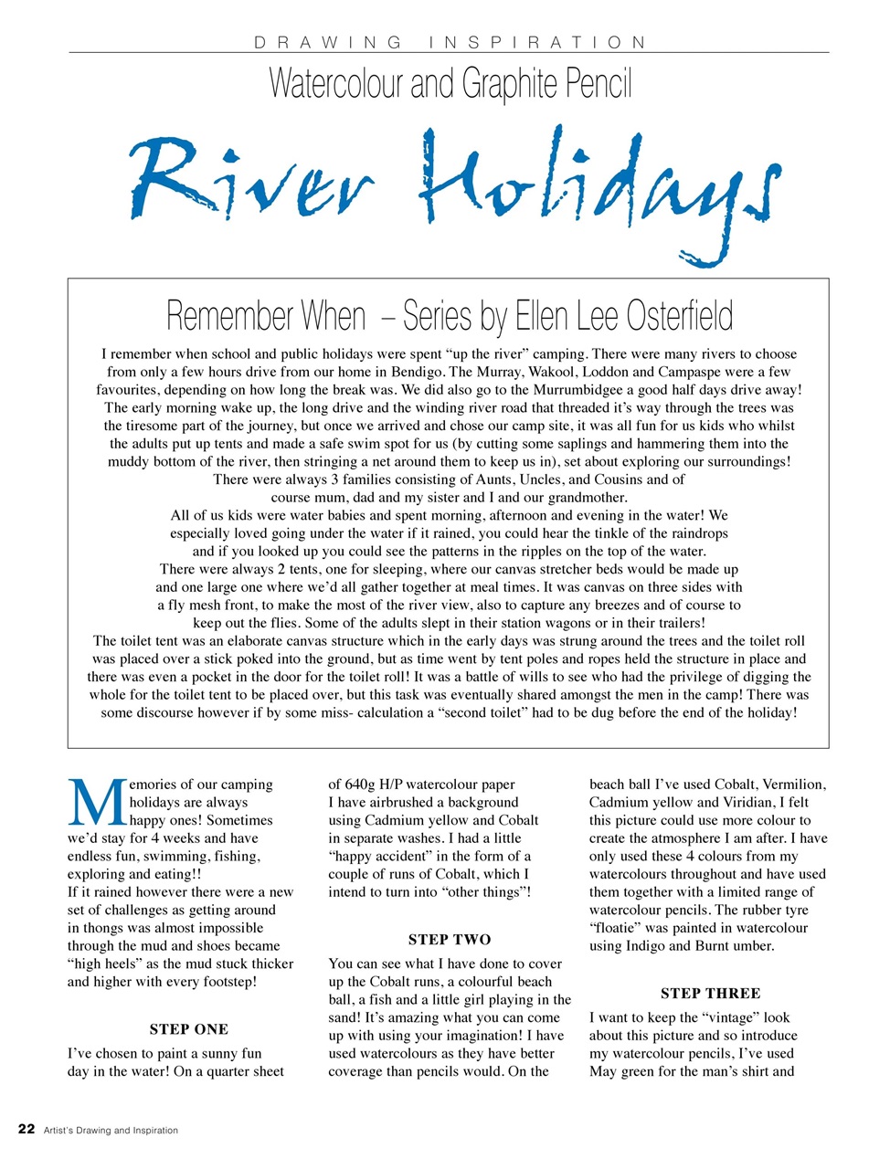 Australian Drawing and Inspiration Preview Pages