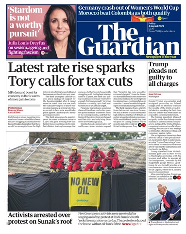 The Guardian Newspaper issue Friday, August 4, 2023