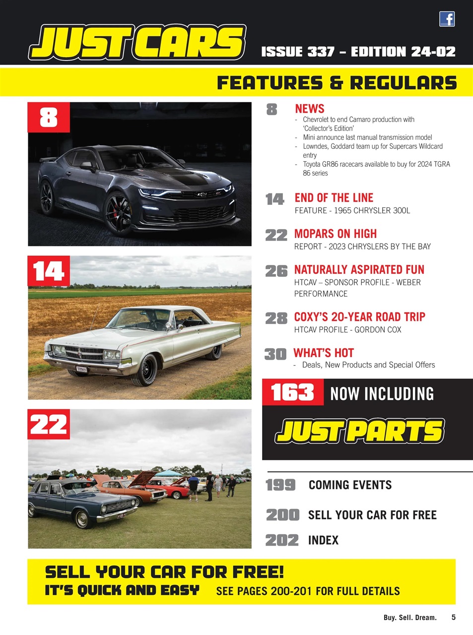 JUST CARS Preview Pages