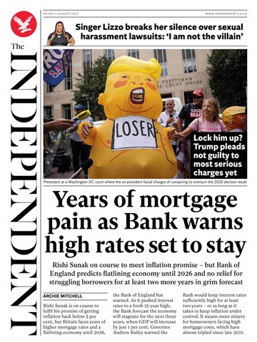 The Independent Daily Edition Newspaper issue Friday, August 4, 2023