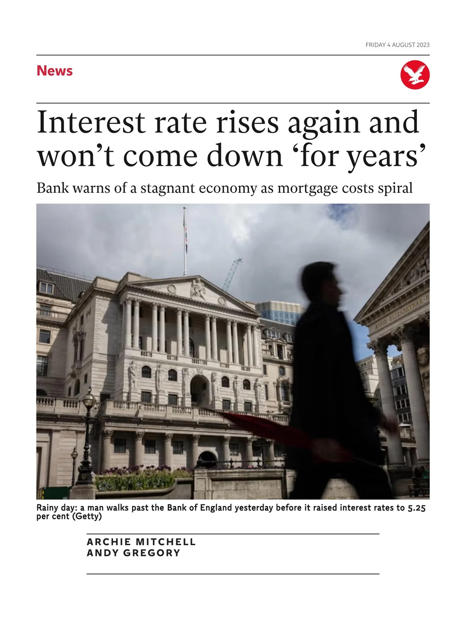 The Independent Daily Edition Newspaper Preview Pages