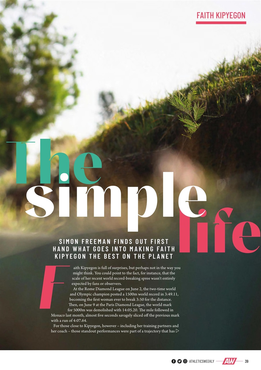 AW – Athletics Weekly Magazine Preview Pages