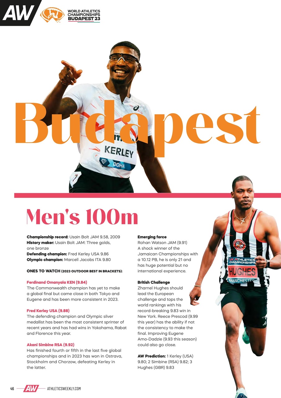 AW – Athletics Weekly Magazine Preview Pages